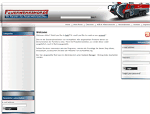 Tablet Screenshot of feuerwehrshop.de